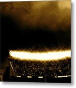 Yankee Stadium Bronx Storm Metal Print