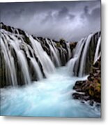 Bruarfoss Metal Print