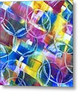 Bubble Fun Metal Print