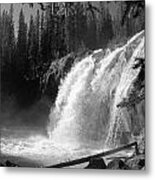 Bugaboo Falls Bw Metal Print