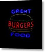 Burgers I Metal Print