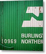 Burlington Northern Logo Metal Print