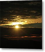 Burning Skies Metal Print