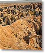 Burns Basin Overlook Badlands National Park Metal Print