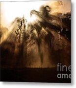 Burst Metal Print