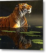 Butterfly Contemplation Metal Print