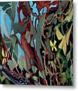 Butterfly Garden Metal Print