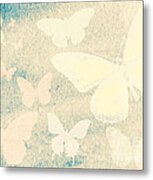 Butterfly Impressions Metal Print
