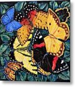 Butterfly Kisses Metal Print