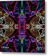 Butterfly Reflections 08 - Silver Spotted Skipper Reflections Metal Print
