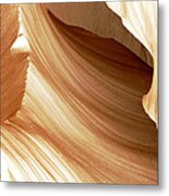 Butterscotch Taffy Antelope Canyon Metal Print