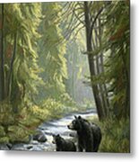 By The Stream Metal Print