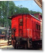 Caboose Metal Print