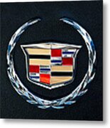 Cadillac Emblem Metal Print