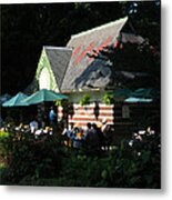 Cafe In The Trees Metal Print