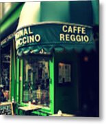 Caffe Reggio Metal Print
