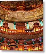 Caisson Ceiling Of Ancient Metal Print