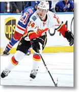 Calgary Flames V New York Rangers Metal Print