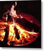 Campfire Metal Print