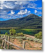 Campground View Of Lake Cascade Metal Print