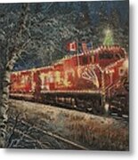 Canadian Pacific Holiday Train Metal Print