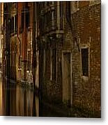 Canal Reflections Metal Print