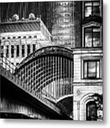 Canary Wharf Noir3 Metal Print