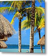 Cancun Beach Metal Print