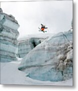Candide Thovex Out Of Nowhere Into Nowhere Metal Print