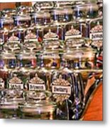 Candy Stick Store-color Metal Print