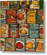 Canned Metal Print