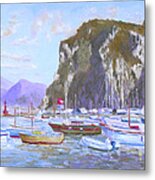 Capri Italy-marina Grande Metal Print