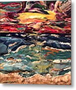 Capricious Sea Metal Print