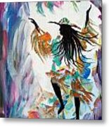 Carnival Dancer Metal Print