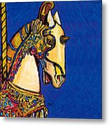 Carousel Horse Metal Print