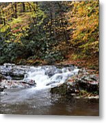 Cascades Of Fall Metal Print