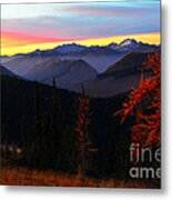 Cascades Sunrise Metal Print