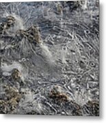 Cave Point Ice 4 Metal Print
