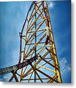 Cedar Point - Top Thrill Dragster Metal Print