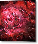 Celestial Rose Metal Print