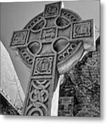 Celtic Cross At Trinity Metal Print