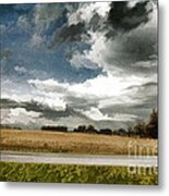 Midwest - Central Illinois Tornados - Luther Fine Art Metal Print
