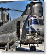 Ch 47 Chinook  Us Army Metal Print