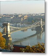 Chain Bridge Metal Print