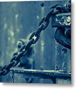 Chained And Moody Metal Print
