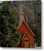 Chapel At Yosemite Metal Print
