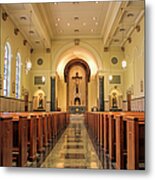 Chapel Interior 01 Metal Print