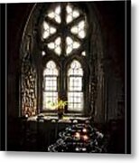 Chapel Window Metal Print