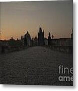 Charles Bridge Prague Metal Print