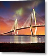 Charleston Sc - Arthur Ravenel Jr. Bridge Cooper River Metal Print